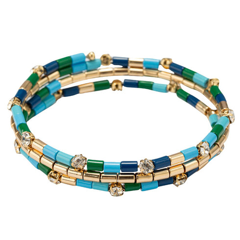 COLOR COIL WRAP BRACELET